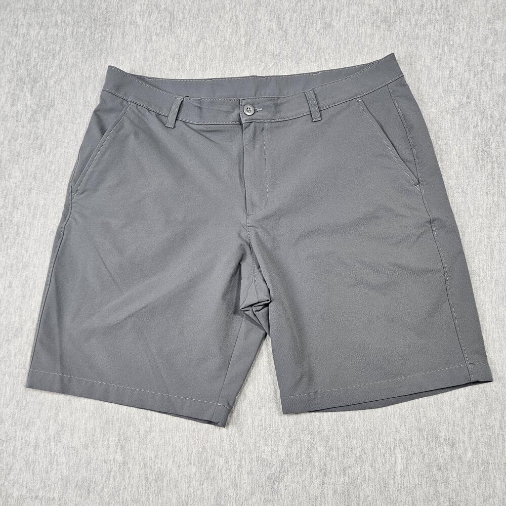 Under Armour Shorts Mens 40 Gray Performance Golf Athletic Polyester Lightweight